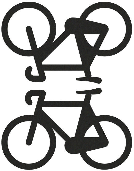 Reflective berlin reflex-stickers decals refl.strip refl.berlin decals bike black