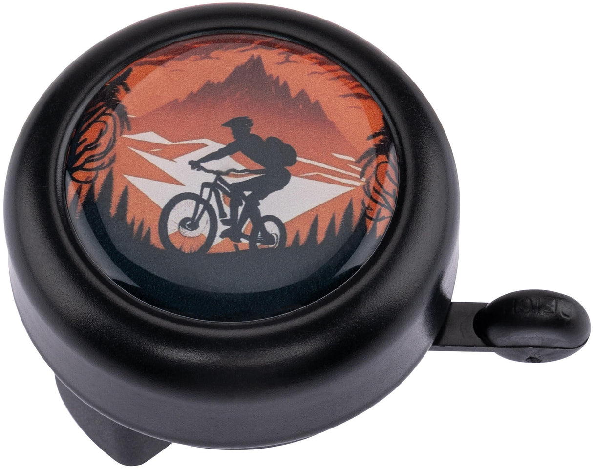 Reich fietsbel colour biker rich motif bell color biker black