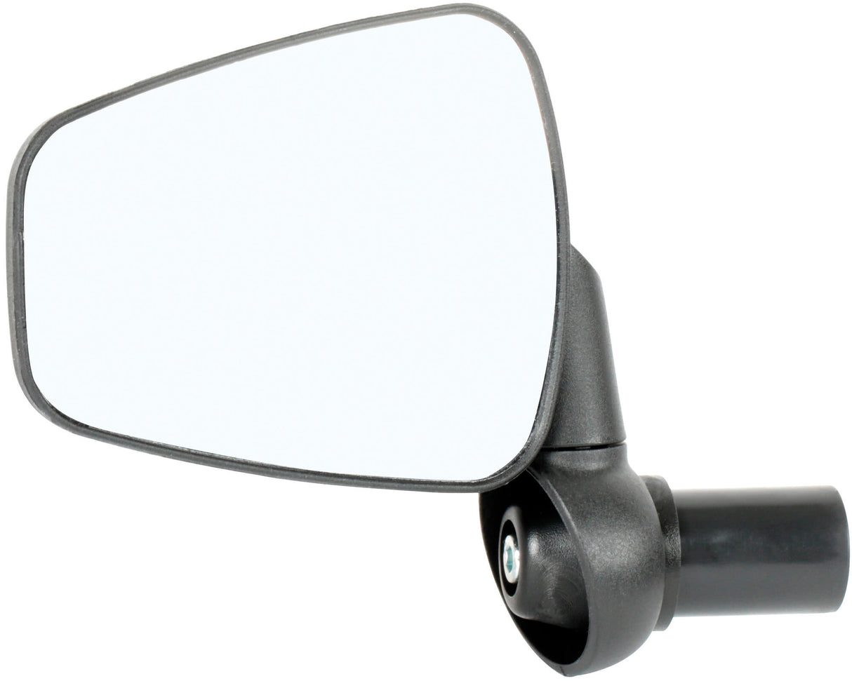 ZÉFAL rearview mirror "Dooback 2"suitable for handlebar Ø from 16-22mm, foldablebreakproof mirror made of chromed ABS, very wide, convex mirror surface (56cm&sup2;), adjustable in all directions, 76g