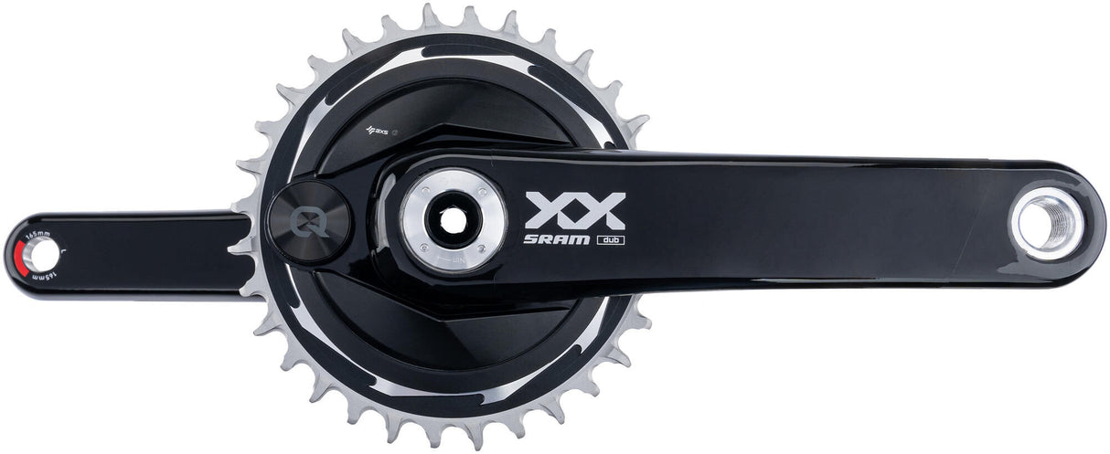 Sram crankstel powermeter xx eagle axs transmission crankset pm xx eagle axs tr. 165mm 32t