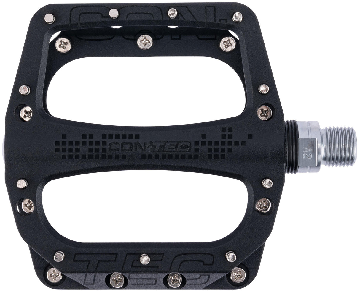 Contec platformpedaal spike.22 ct pedalen spike.22 industriële lagers zwart
