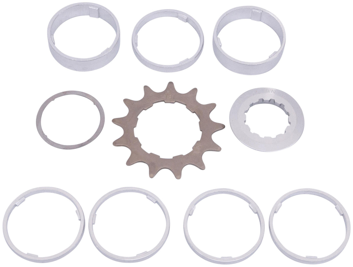 Point steek-tandwielset tandwiel met spacerset 13t