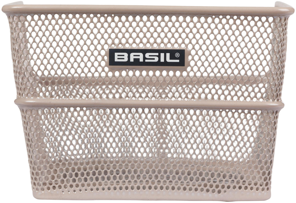 Basil schooltassenmand "cento flower" rear school basket basil cento flower nude metal.