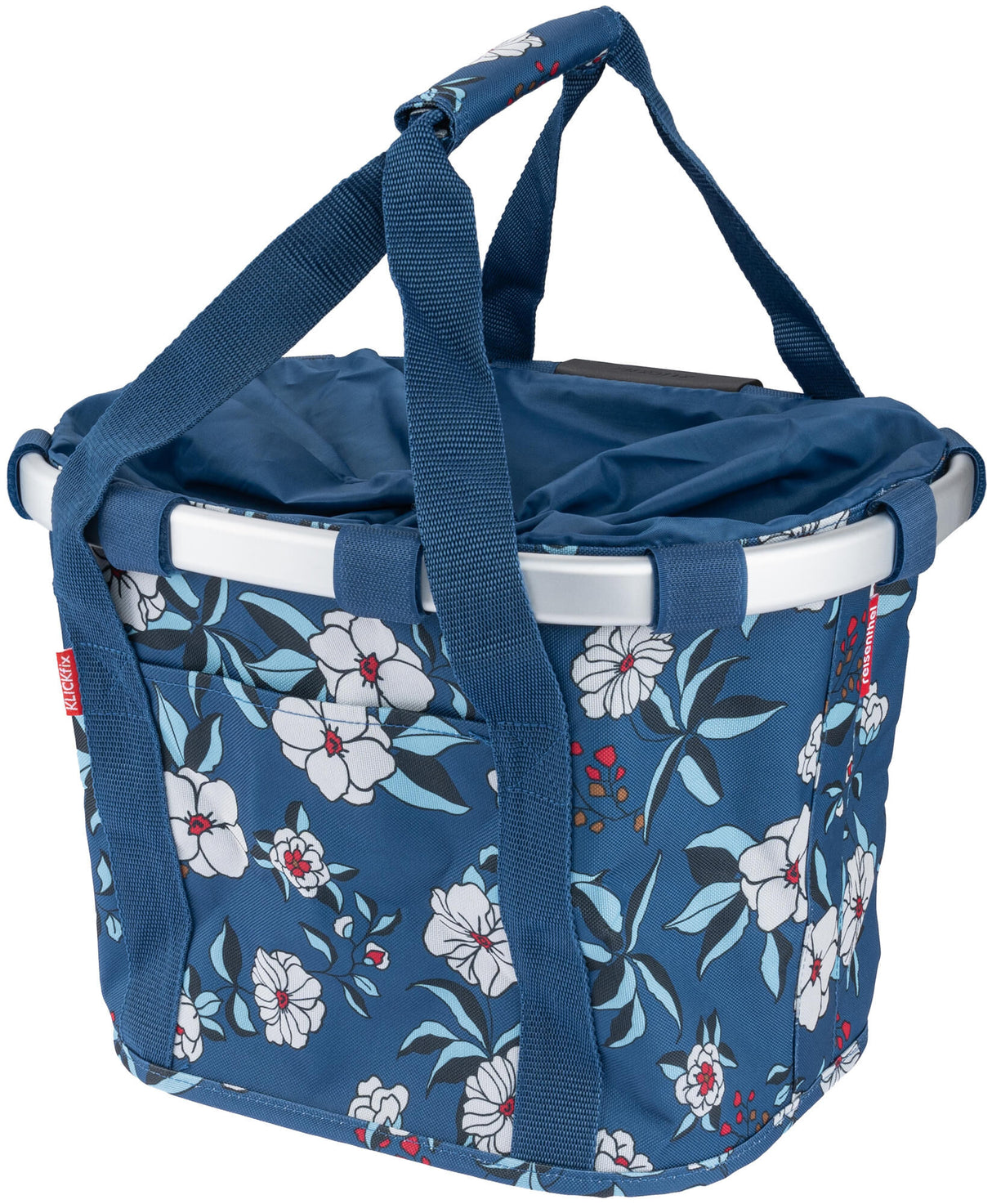 Rixen kaul shoppertas bikebasket shop.bag r k bikebasket garden blue