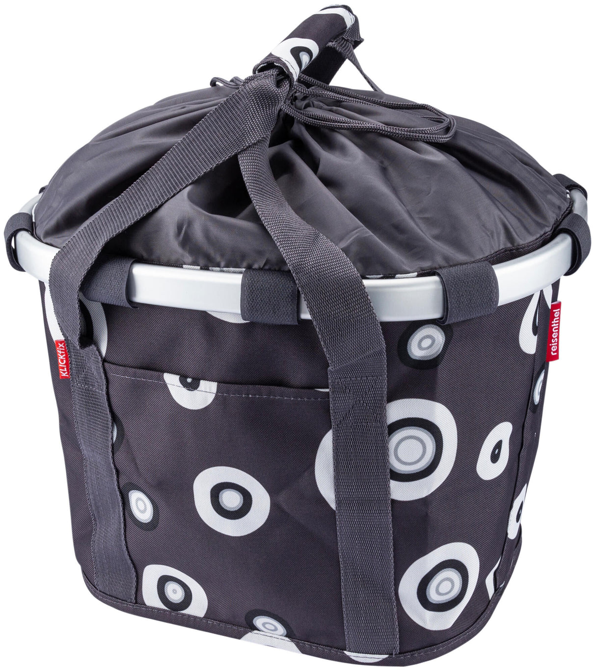 Rixen kaul shoppertas bikebasket shopping bag r k bikebasket bubbles anthr.
