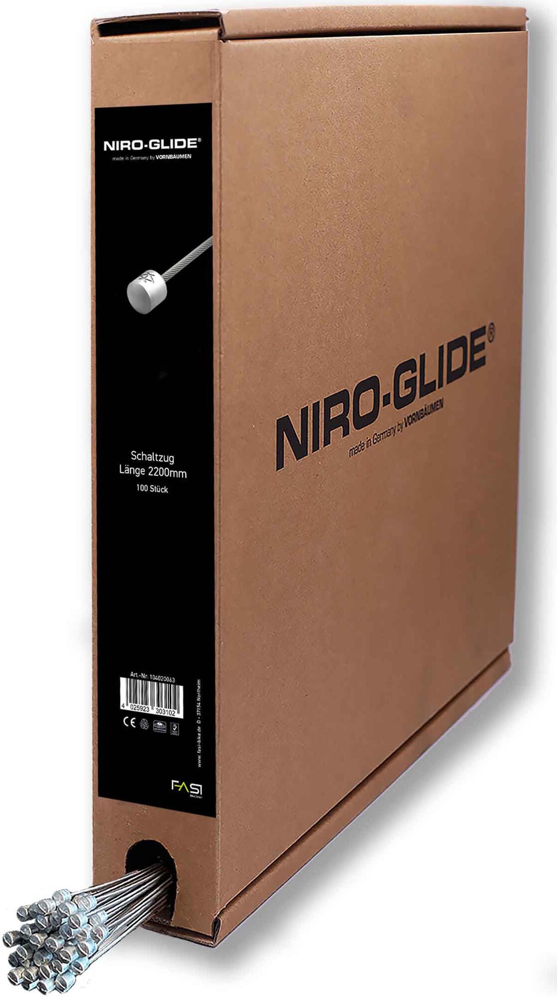 Niro-glide derailleur-binnenkabel deral.inner cable niro- glide 2200mm 50pcs