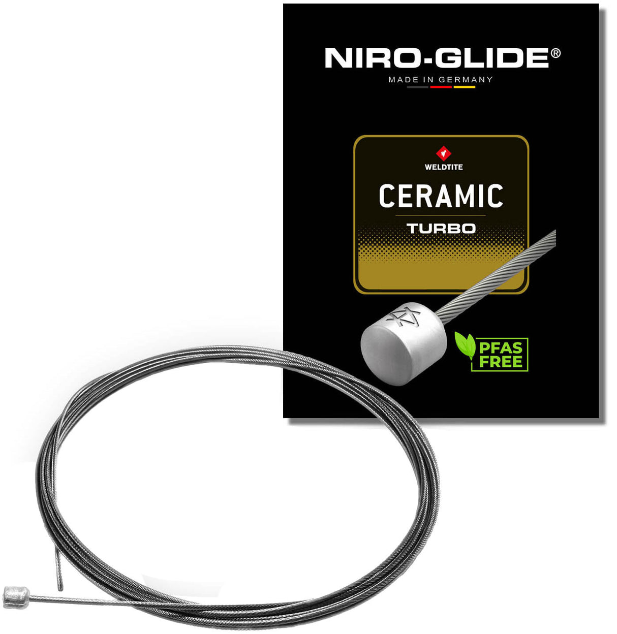 Niro-glide versnellings-binnenkabel ceramic turbo niro glide ceramic turbo derailleur cable 4500 mm