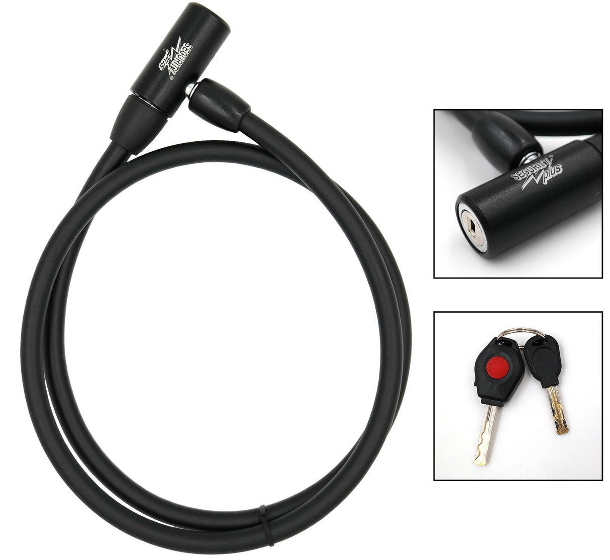Security plus kabelslot k88 cable lock sec.plus k888 120cm black