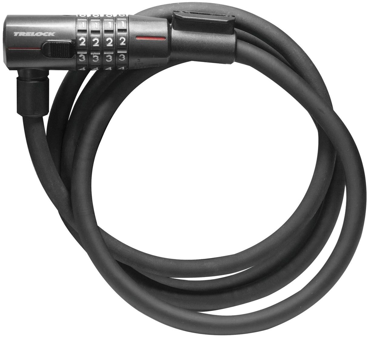 TRELOCK cable lock "KS 312"self-service package, Ø 12mmcorrosion resistant, incl. bracket ZK 234, Trelock safety level 3 (from 18)