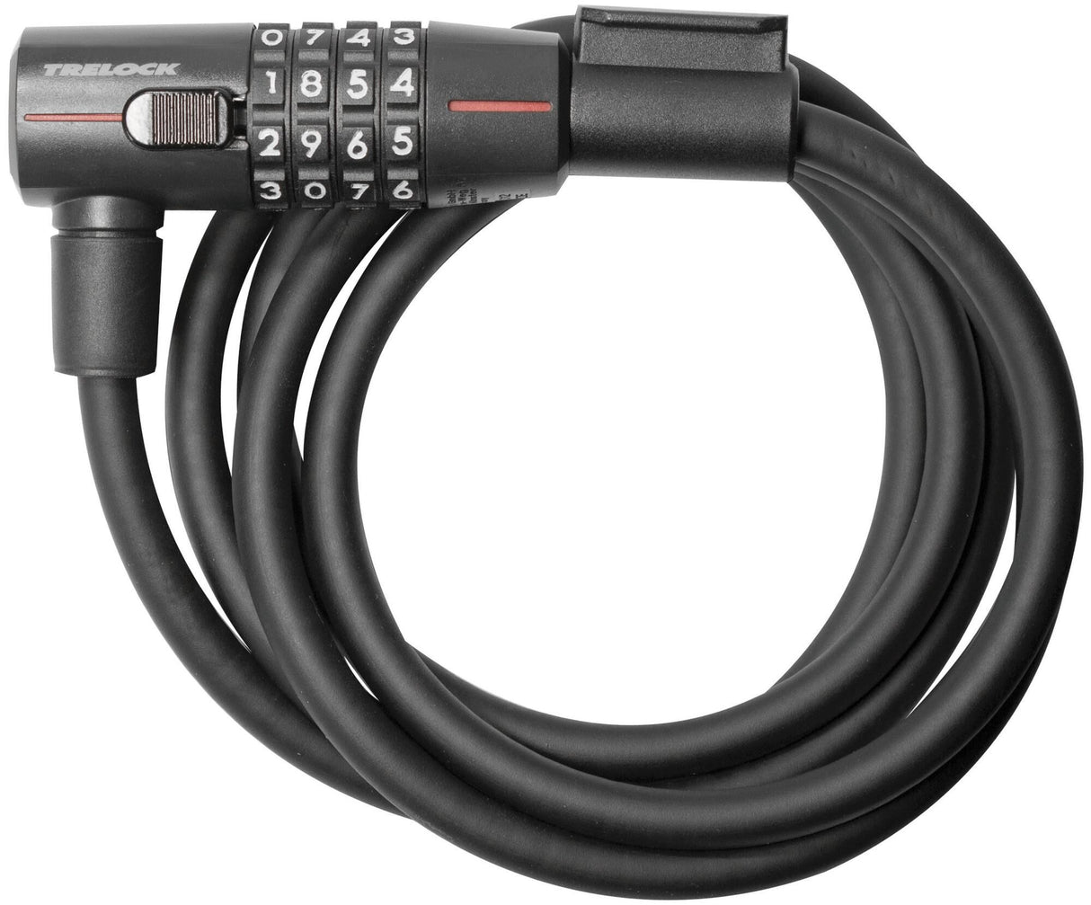 Trelock spiraal-kabelslot "sk 415" curly cable lock trelock sk 415 numeric code