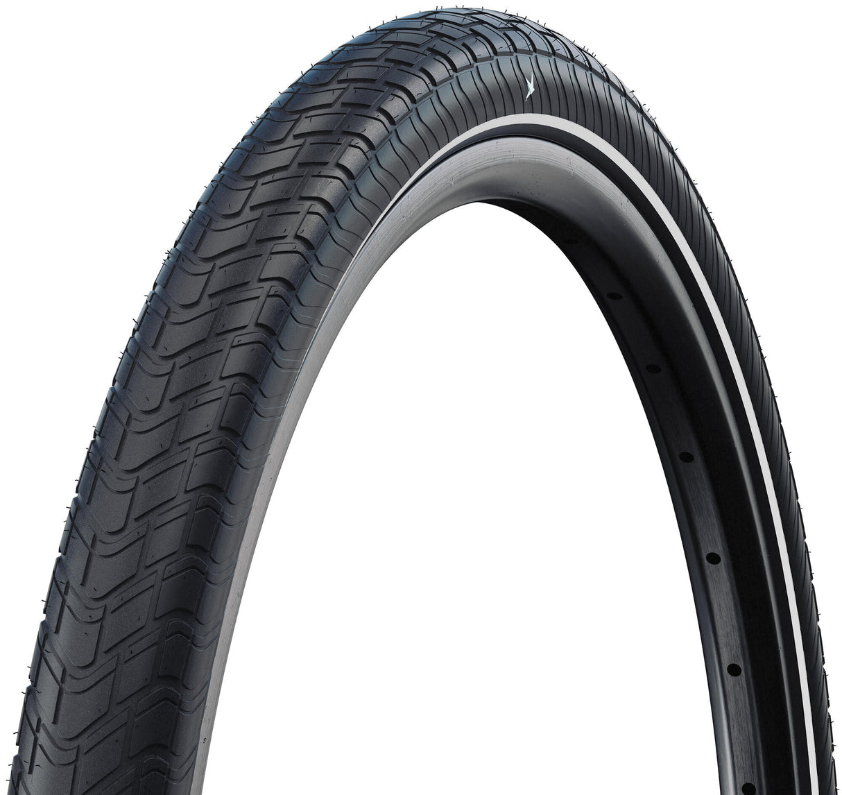 SCHWALBE "Motion Big Apple" TiresHS632, 67 EPI, clincher, RaceGuard, Addix Green, black / ReflexFor e-bikes up to 25 km/h, absolute comfort and absorbs every bump, modern tread design