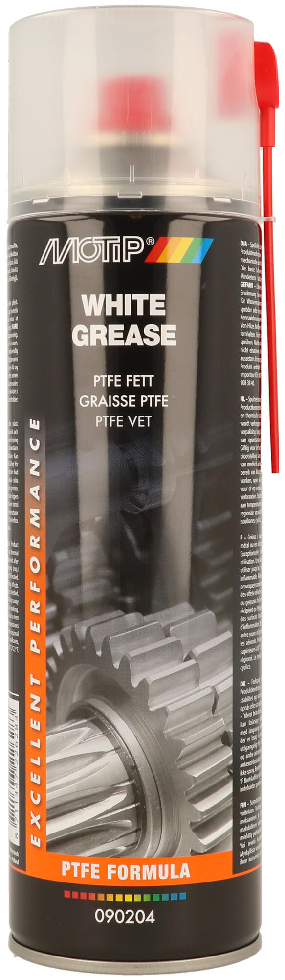 Motip smeermiddel "weißes sprühfett" motip "white spray grease" 500ml