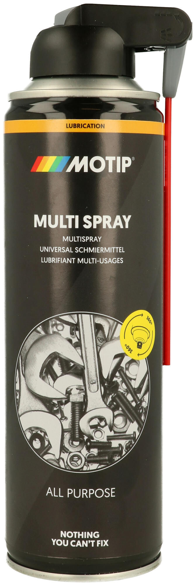 Motip universeel smeermiddel "m206" motip "multispray" 500ml