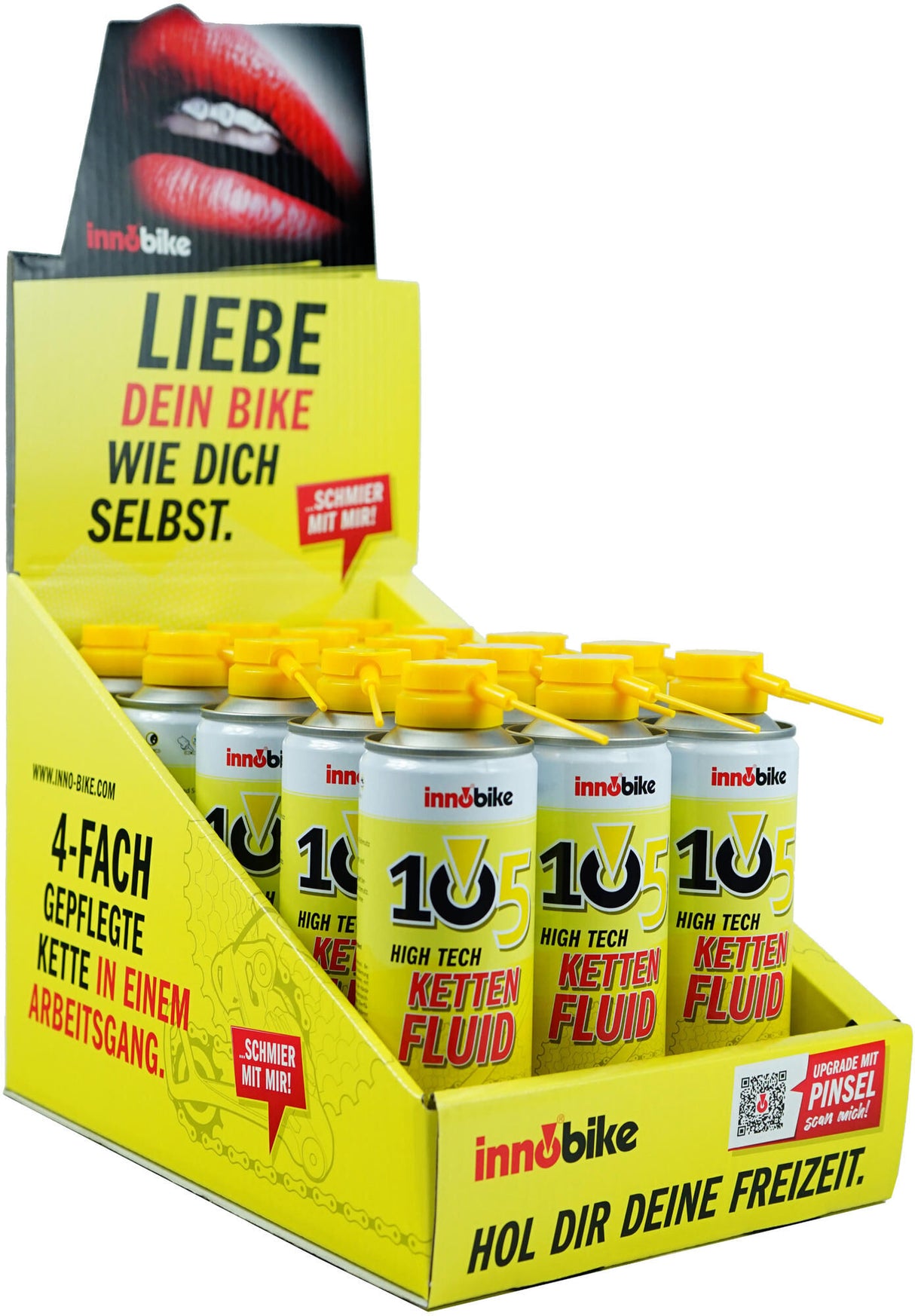 Innobike verkoopdisplay topseller 105 high tech kettenfluid display topseller 105 high tech