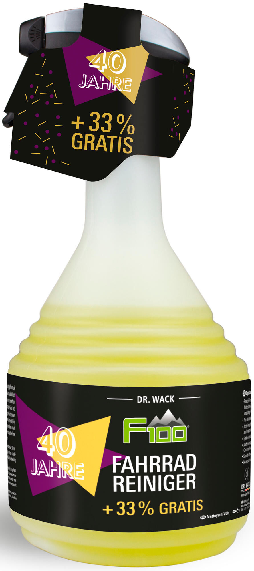 Dr. wack f100 fietsreiniger neue formel f100 bike cleaner 1 liter