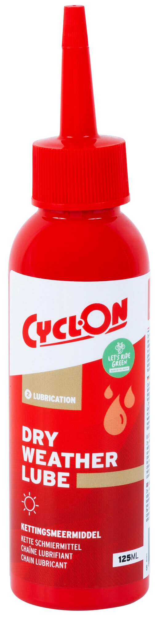 Cyclon kettingvet "dry weather lube" cyclon chain grease "dry weather lube" 125ml