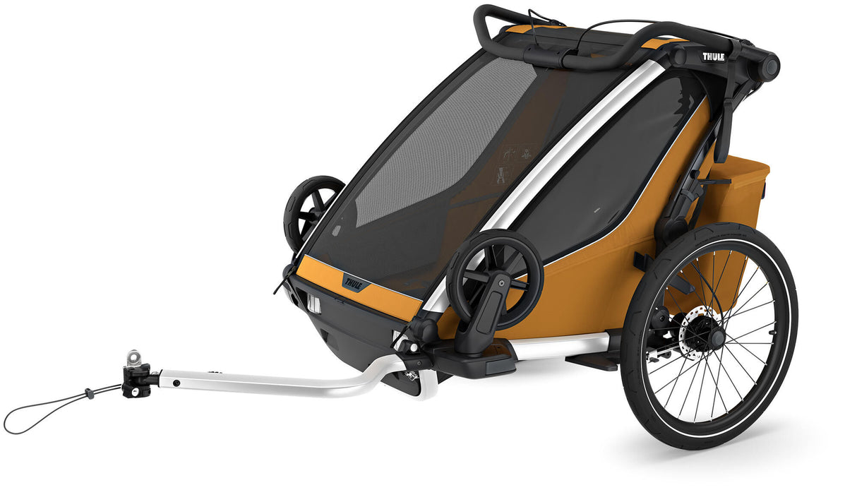 Thule fiets-kinderkar chariot sport 2 double . bicycle trailer chariot sport 2 double go