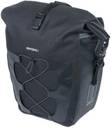 Basil tas navigator l enkel | mik studs | zwart 22l