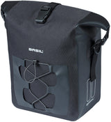 Basil tas navigator m enkel | mik studs | zwart 14l