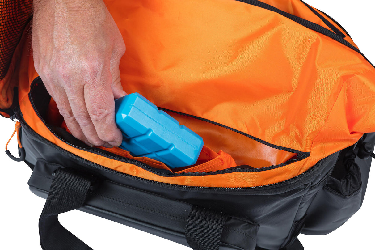 Basil bagagedragertas "miles xl pro" trunk bag basil miles xl pro black orange
