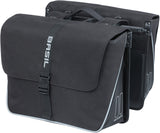 Basil dubbele tas forte mik 35l zwart