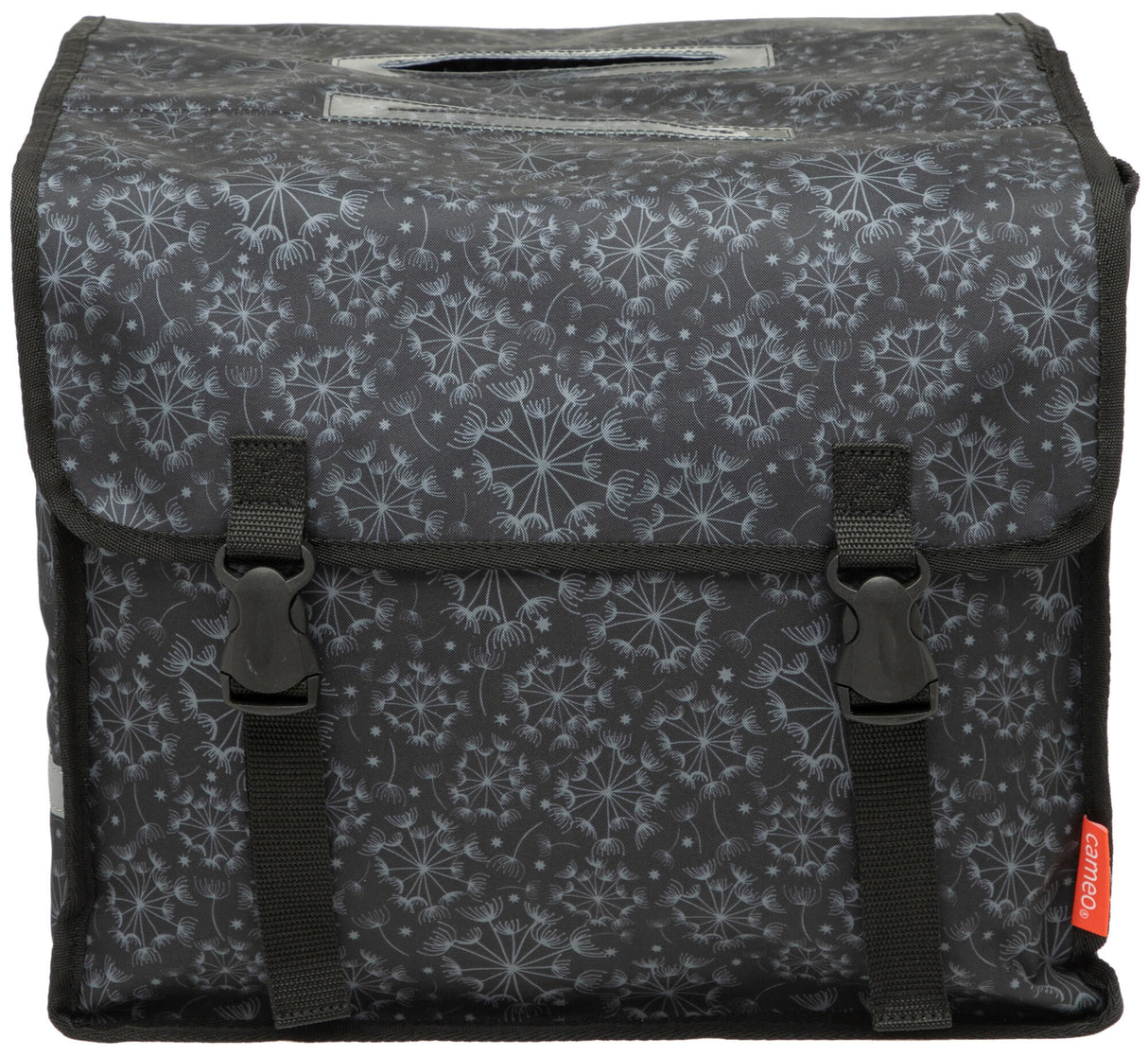 New Looxs Cameo fietstas dubbel Tara zwart