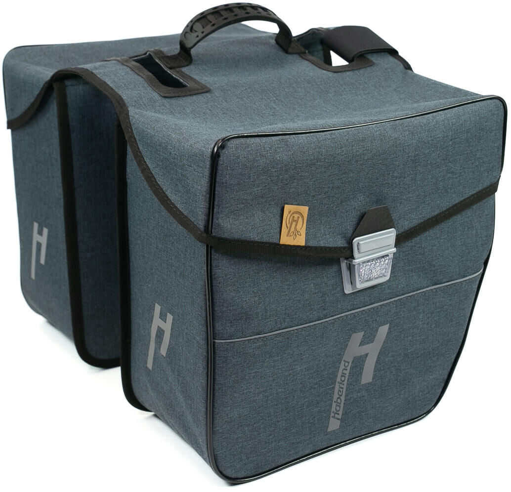 Haberland dubbele tas emotion 4nature double bag emo. 4nature anthracite reflex