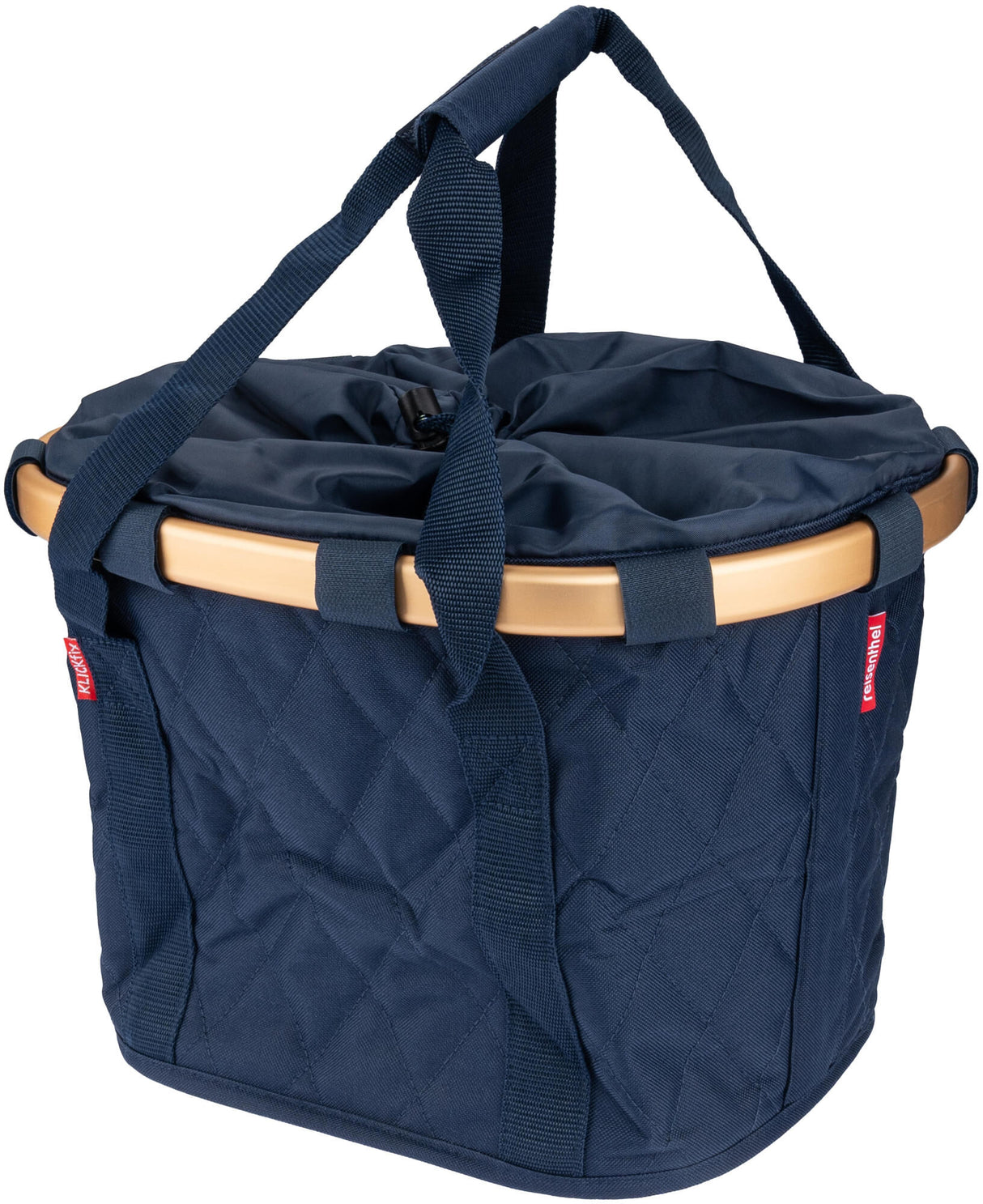 Rixen kaul shoppertas bikebasket shop.bag r k bikebasket rhombus midnight gold