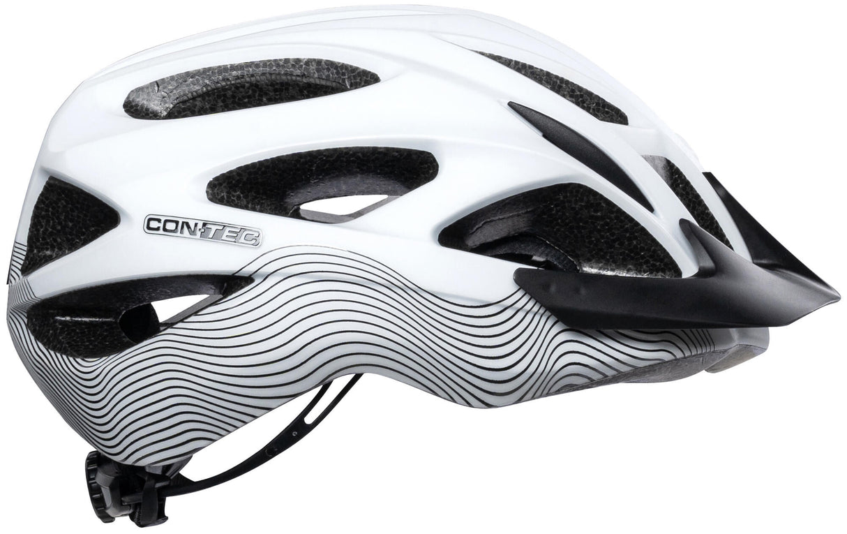 Contec helm laska ct helmets laska gr. s m matt white black