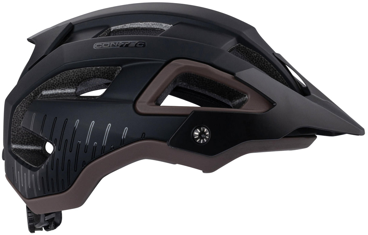 Contec katla helm ct helmets katla gr. m matt black brown