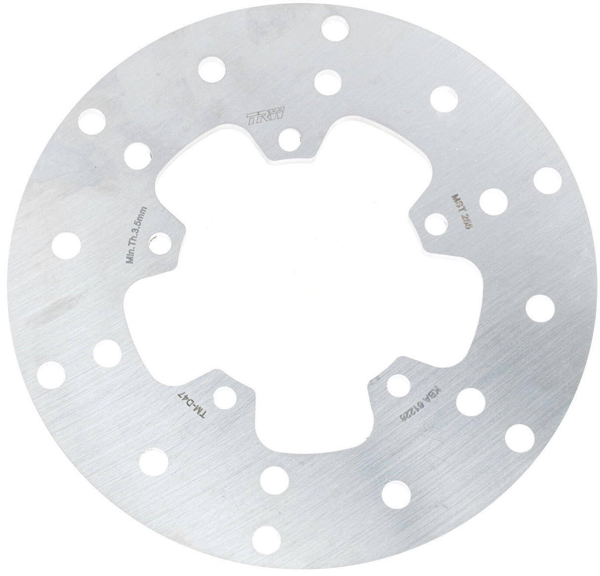 Trw -lucas remschijf mst255 rotor mst255 rigid