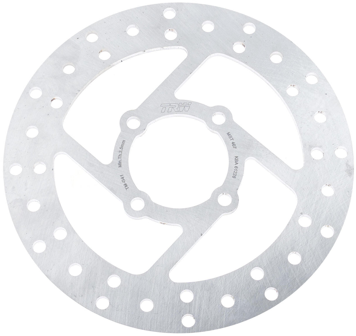 Trw -lucas remschijf mst407 rotor mst407 rigid