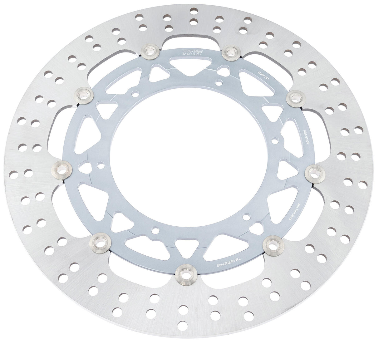 Trw remschijf msw207 van rotor msw207 floating