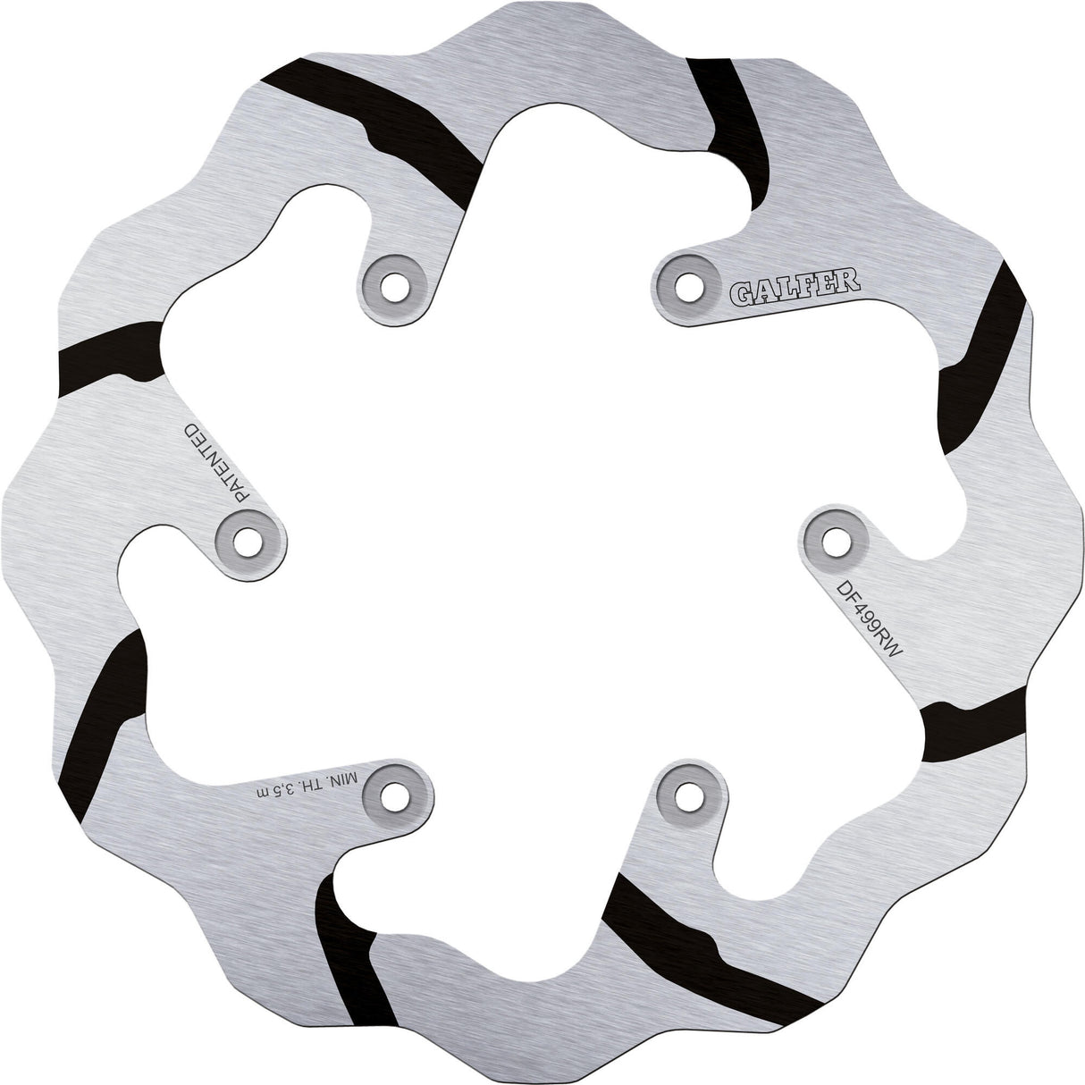 Galfer wave remschijf df499 rotor df499 rw offroad rigid gr.