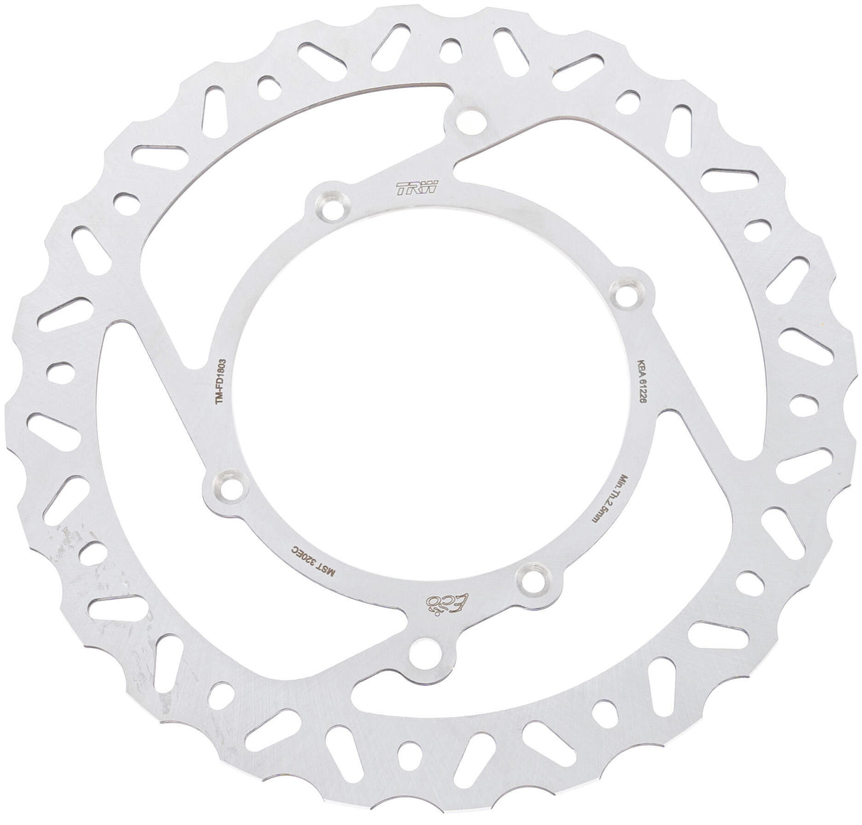 Trw -lucas remschijf mst320ec rotor mst320ec rigid