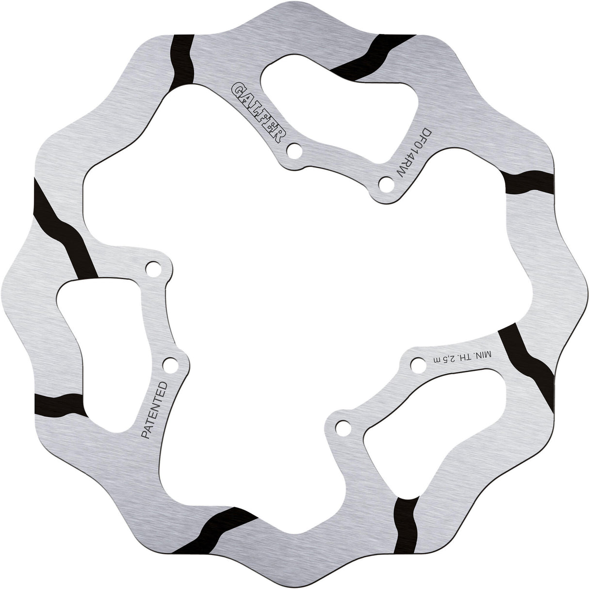 Galfer wave remschijf df014 rotor df014 rw offroad rigid gr.