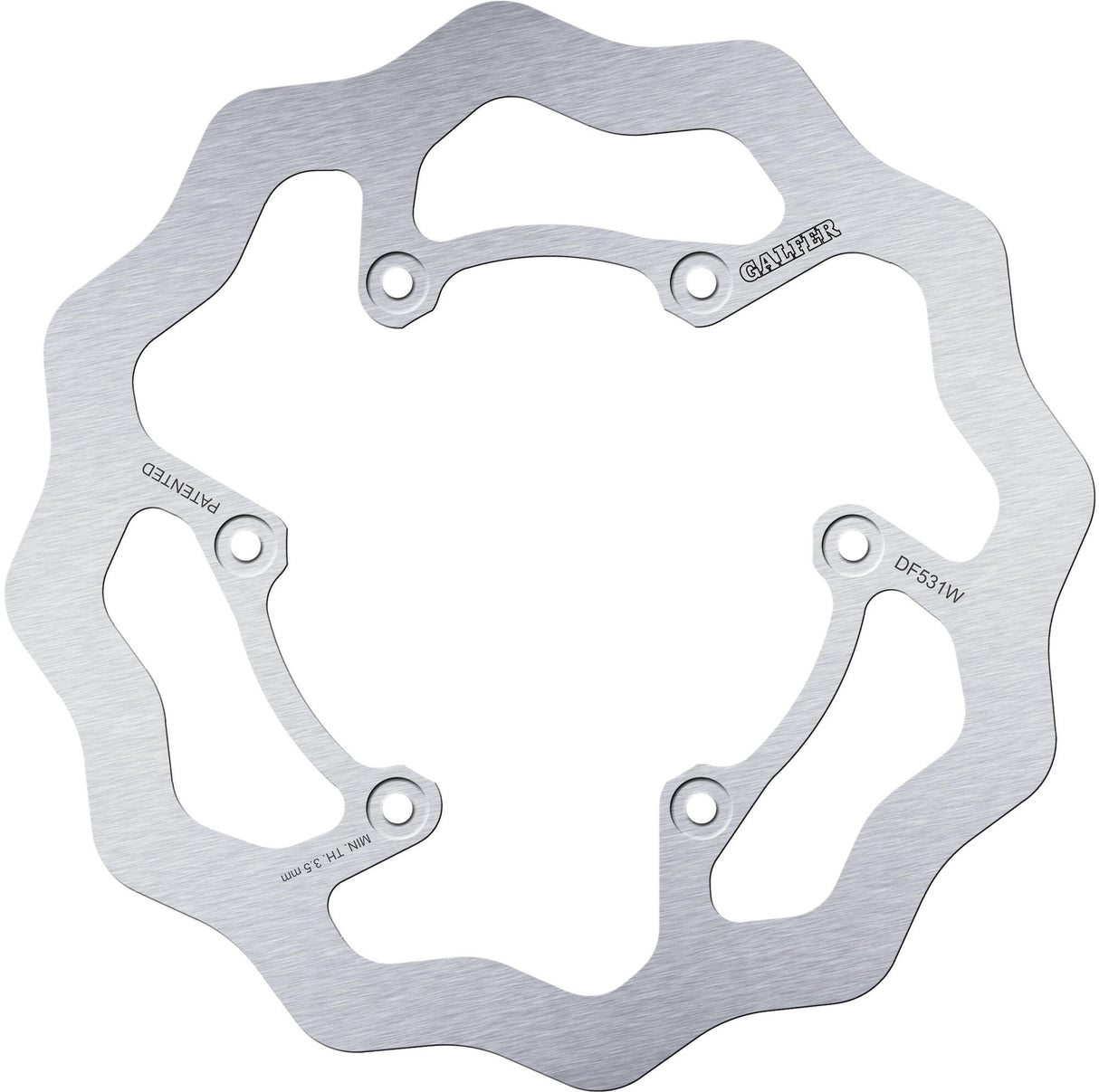 Galfer golf remschijf df531 wave rotor df531 type w offroad rigid