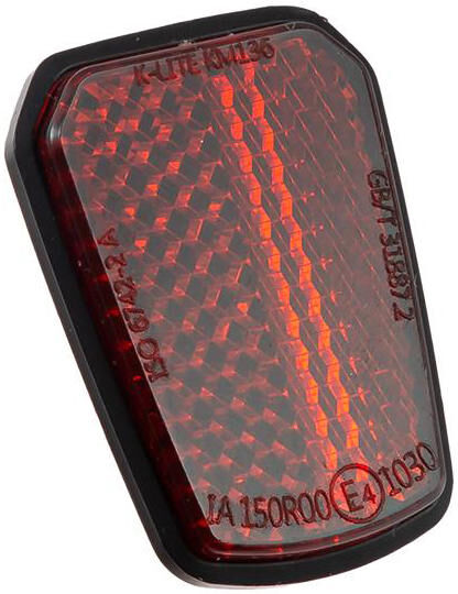 Zieger reflector adhesive reflector self-adhesive 28x39 red