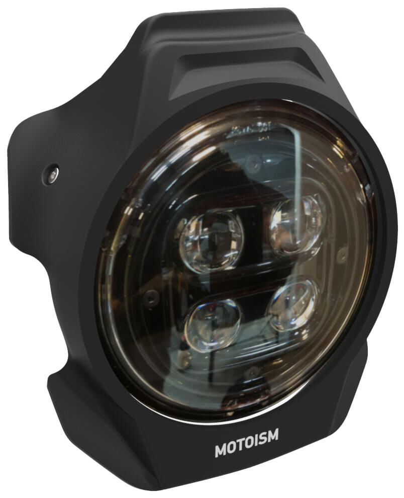 Motoism koplampmasker the nightcrawler . headlight mask mi honda cl500