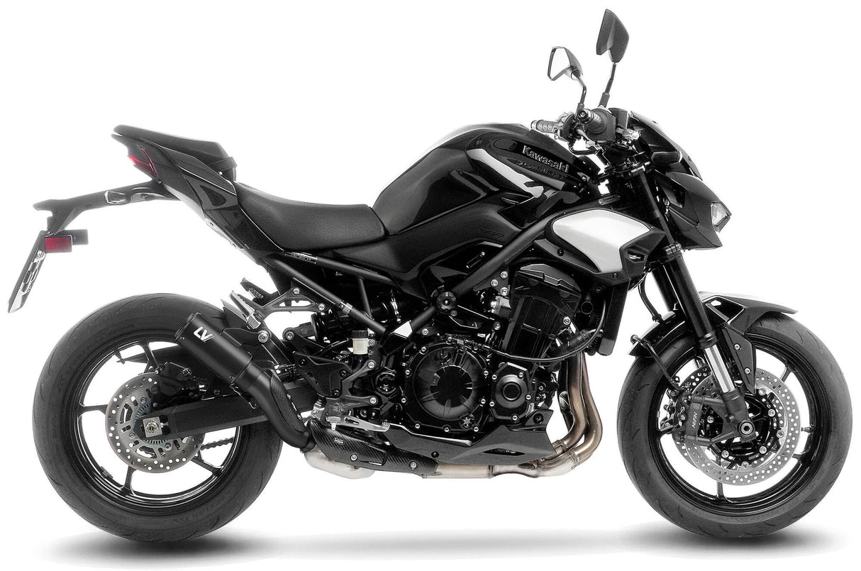 Leovince geluiddemper sbk lv corsa s full black edition schalld leo slipon lv corsa s sw