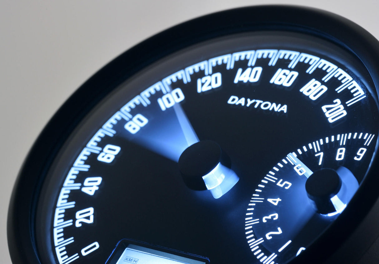Daytona snelheidsmeter velona w snelheidsmeter velona-w, sw m. snelheid m. 200 km u