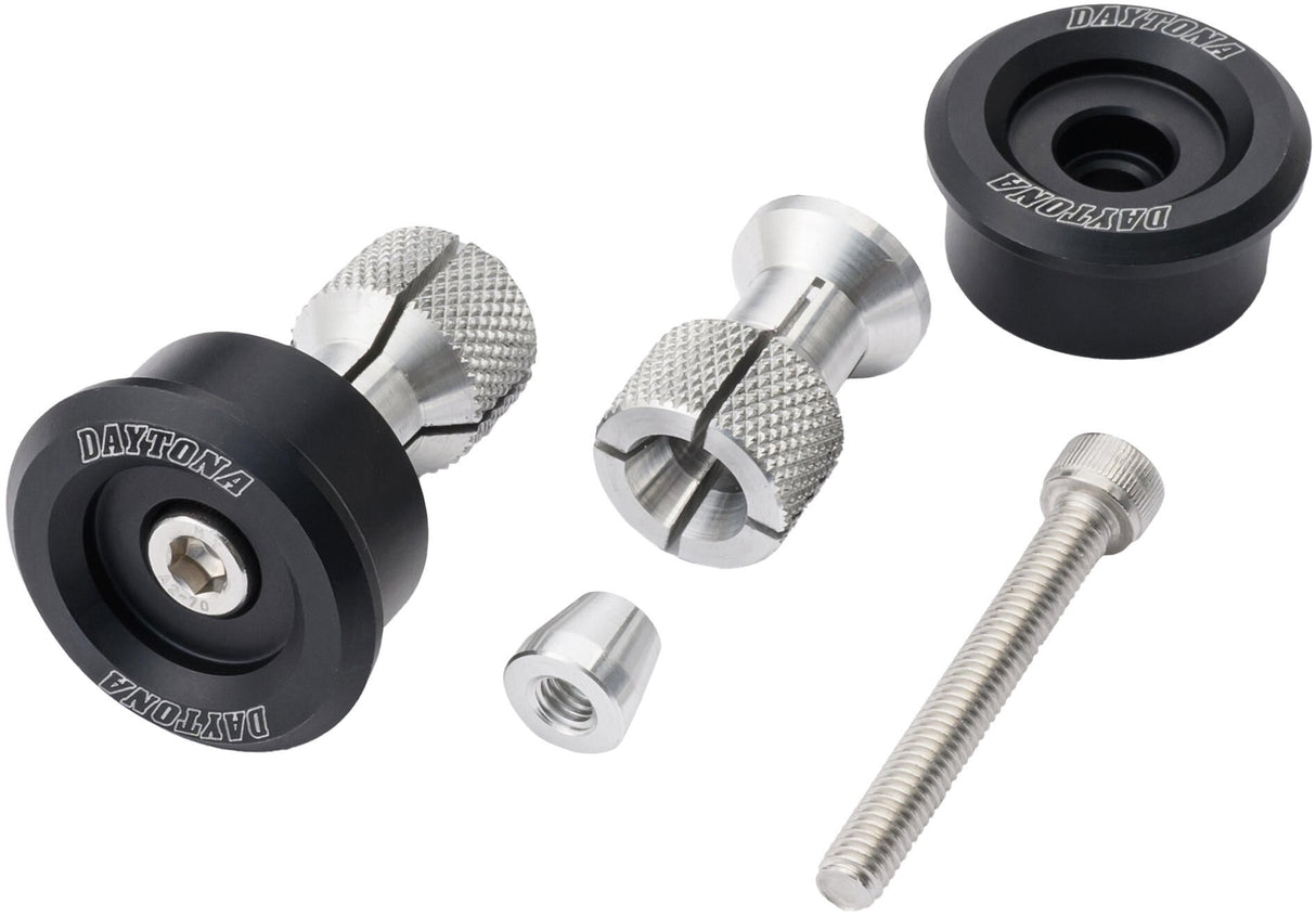 Daytona adapter stuureinde universeel voor d-spiegel. stuuradapter uni dag sw d 19-22,5 mm