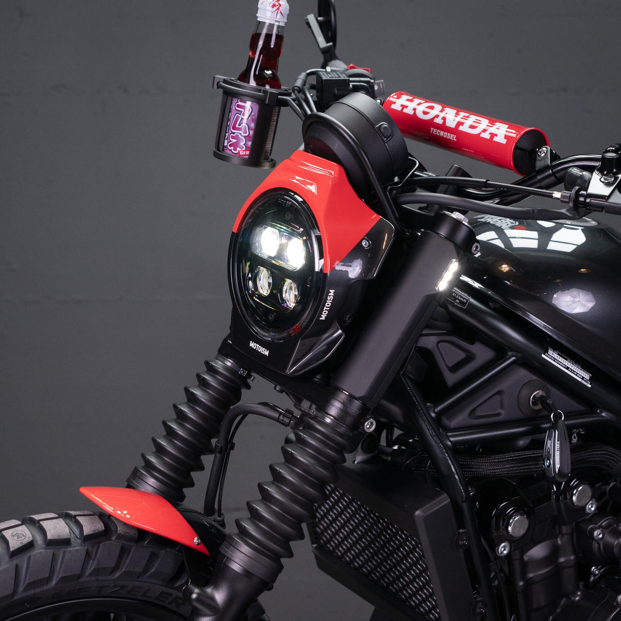 Motoism richtingaanwijzer de nightcrawler. gabelcover mi richtingaanwijzer type drie ho