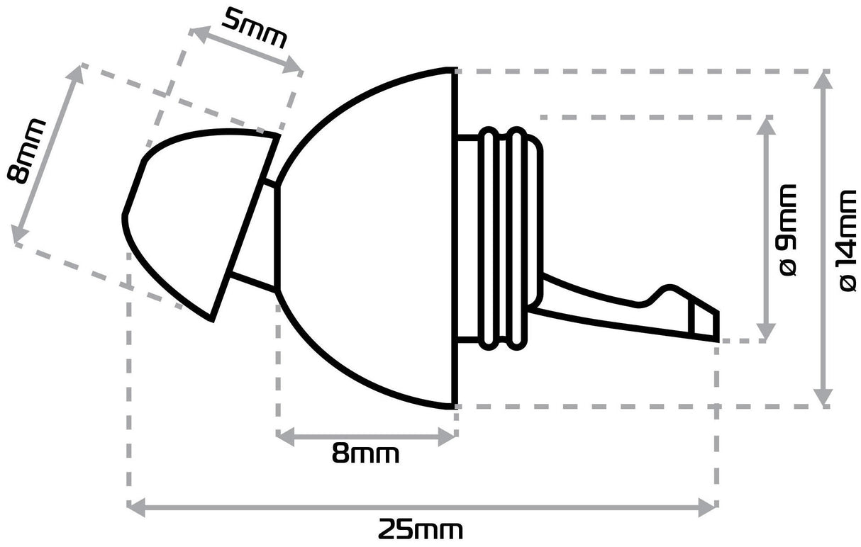 Oxford oordopjes filter buds . gehoorbescherming filter buds regular fit