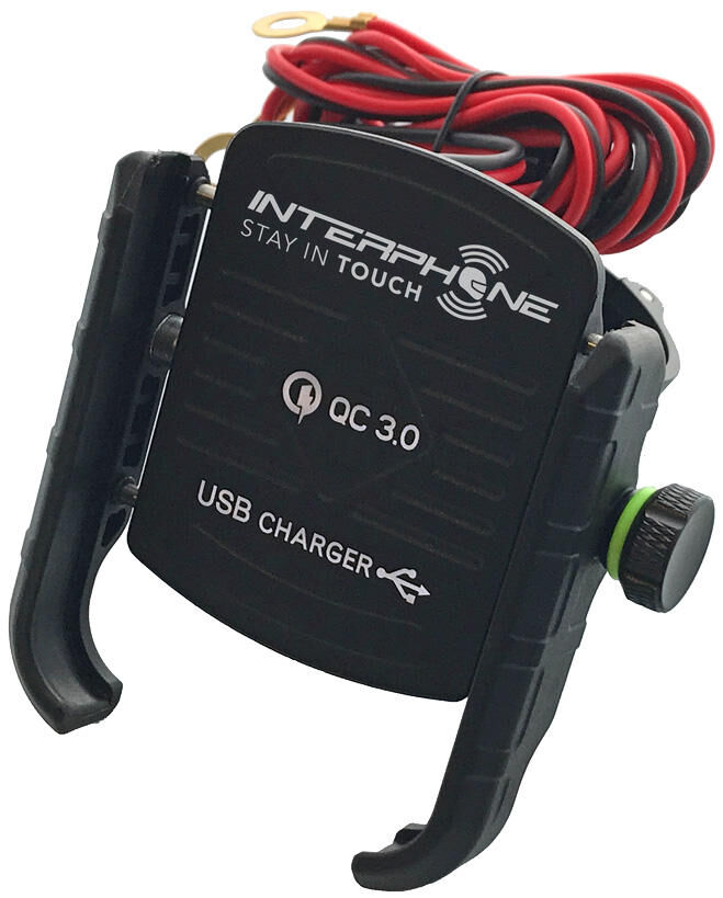 Interphone gsm-houder cell phone holder interph usb bracket sw up to 6.2