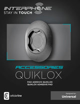 Interphone mobiele telefoon case houder quiklox quicklox plate z. adhesive cell phone ba