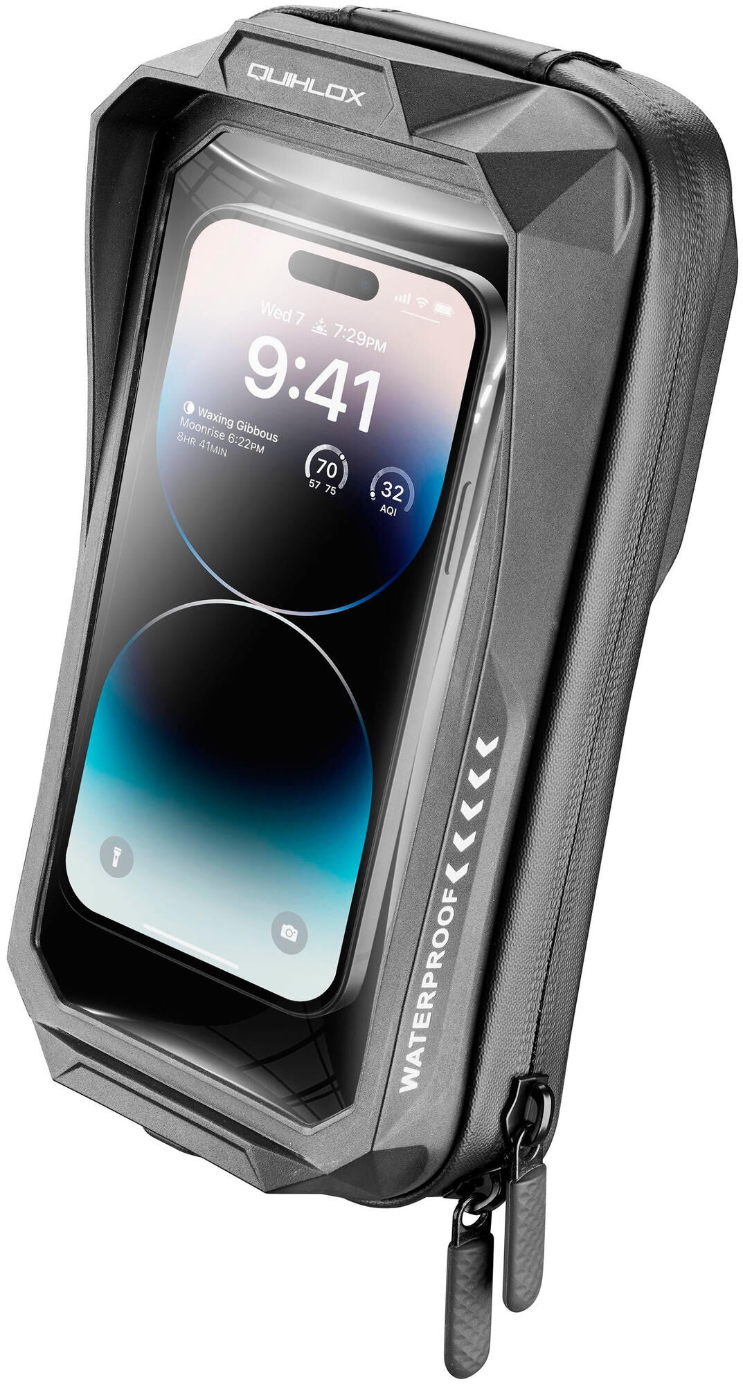 Interphone gsm-houder quiklox . handycase q-lox universal 7 inch