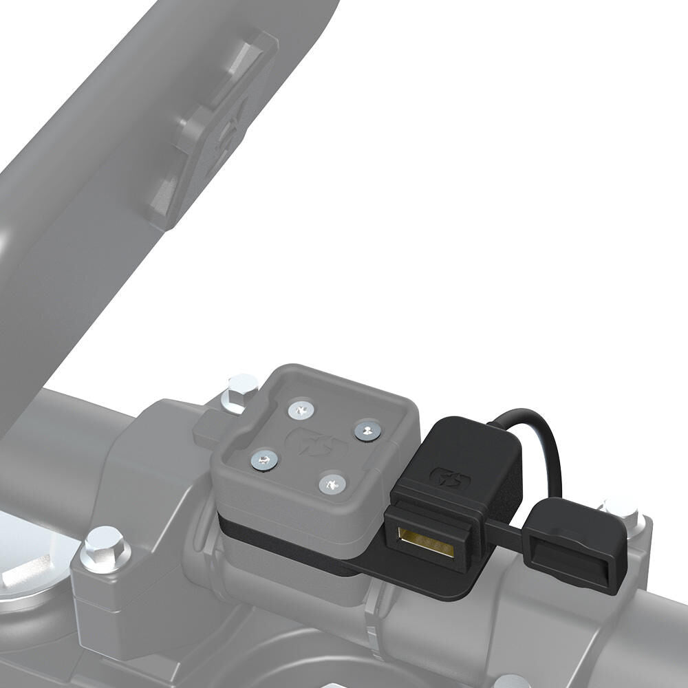 Oxford usb oplaadadapter cliqr usb charg. adapter zwart