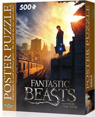 Wrebbit poster puzzel - fantastic beasts - 500 stukjes