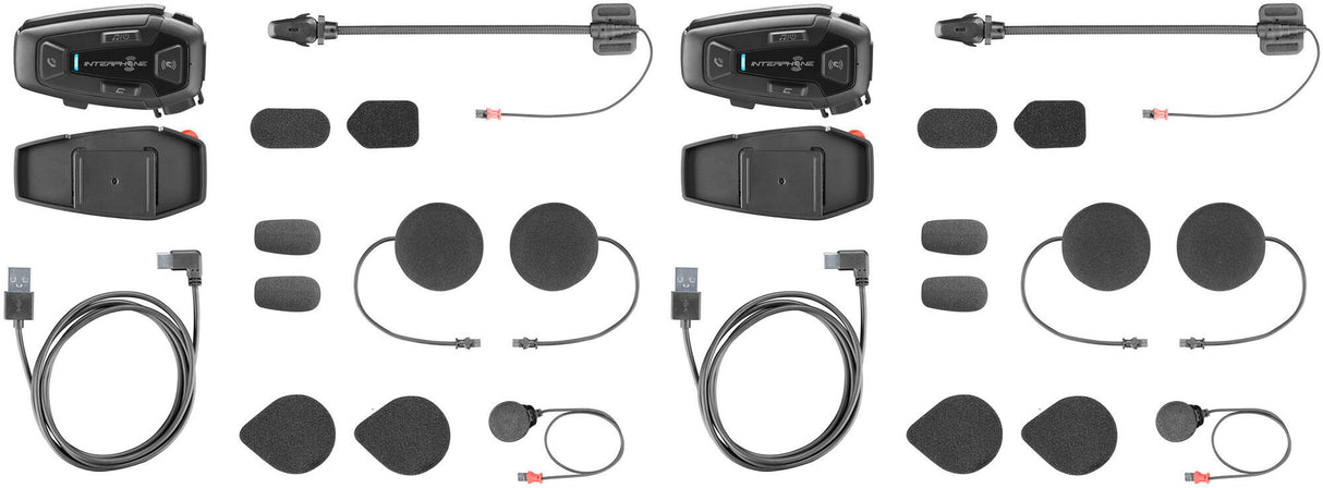 Interphone roer communicatiesysteem u-com 8 r helm com.system interp. u-com 8r dubbele kit